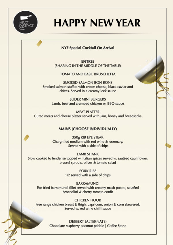 NEW YEARS EVE Meat District Co.
